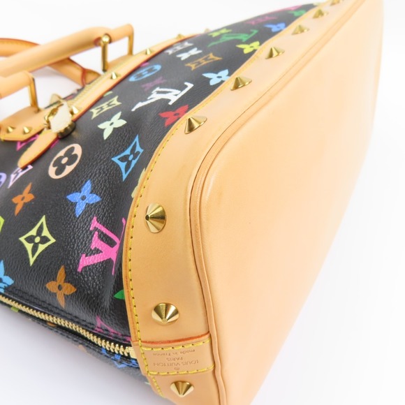 Louis Vuitton Alma PM Vintage Studded Spike Handbag Nume Leather Noir - Picture 4 of 13